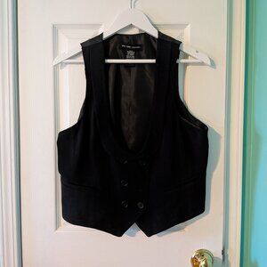 New York & Company Black Vest NWOT